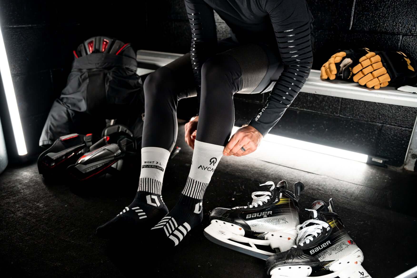 Powerlight Mid Skate Socken