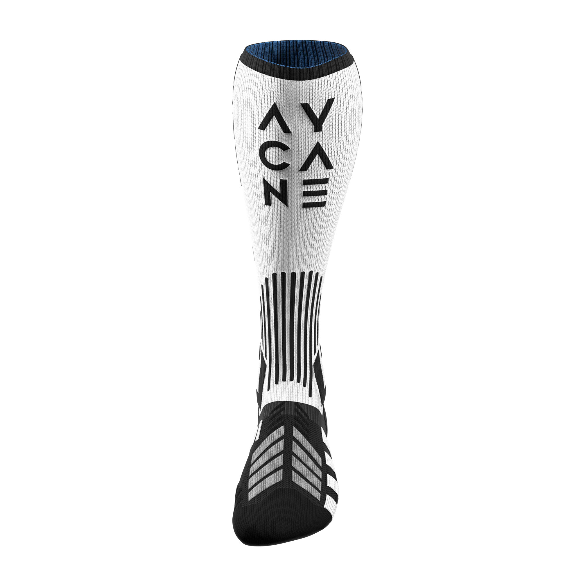 Hockey cut resistant skate socks white