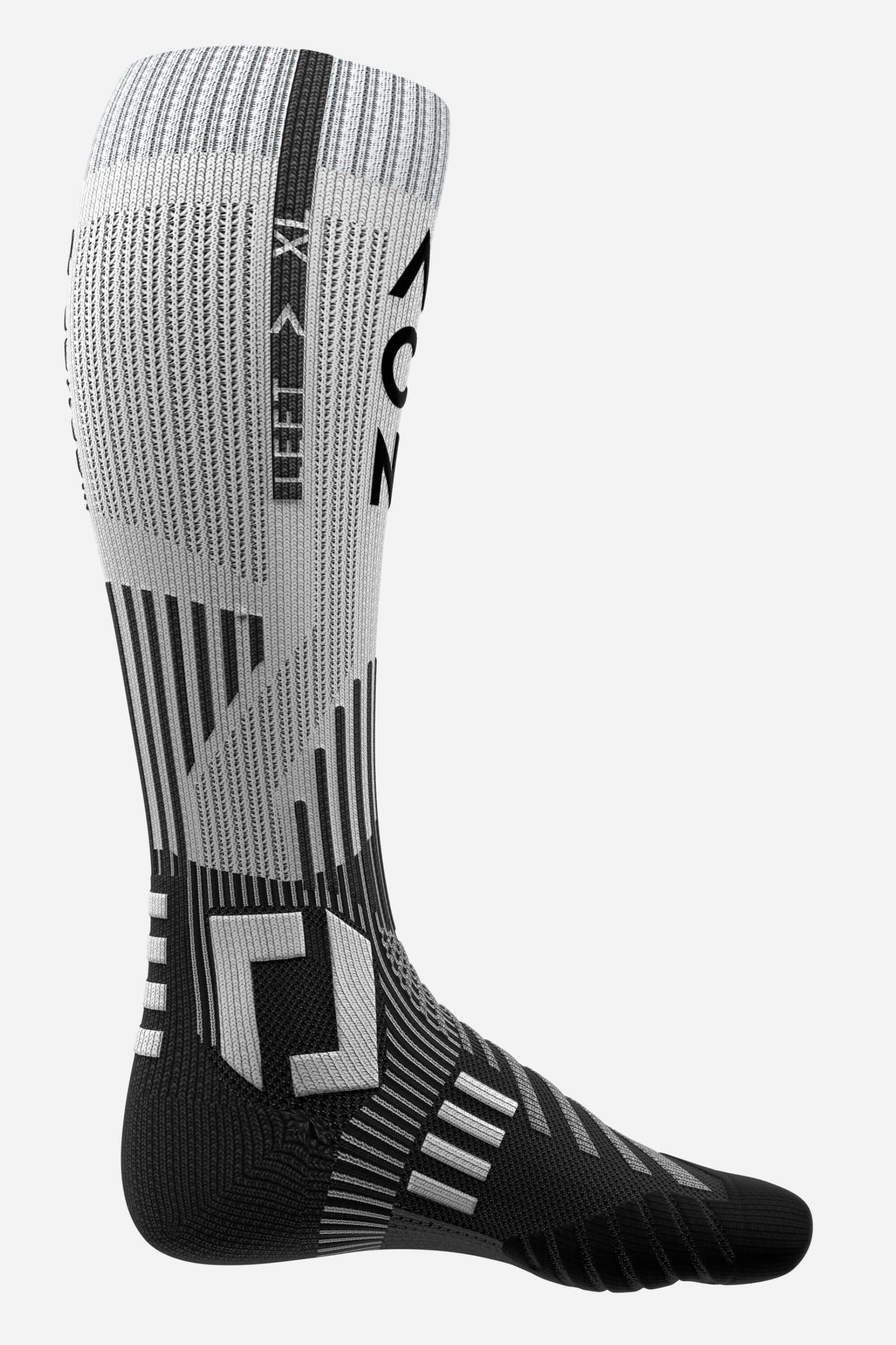 white hockey skate socks with ankle protection