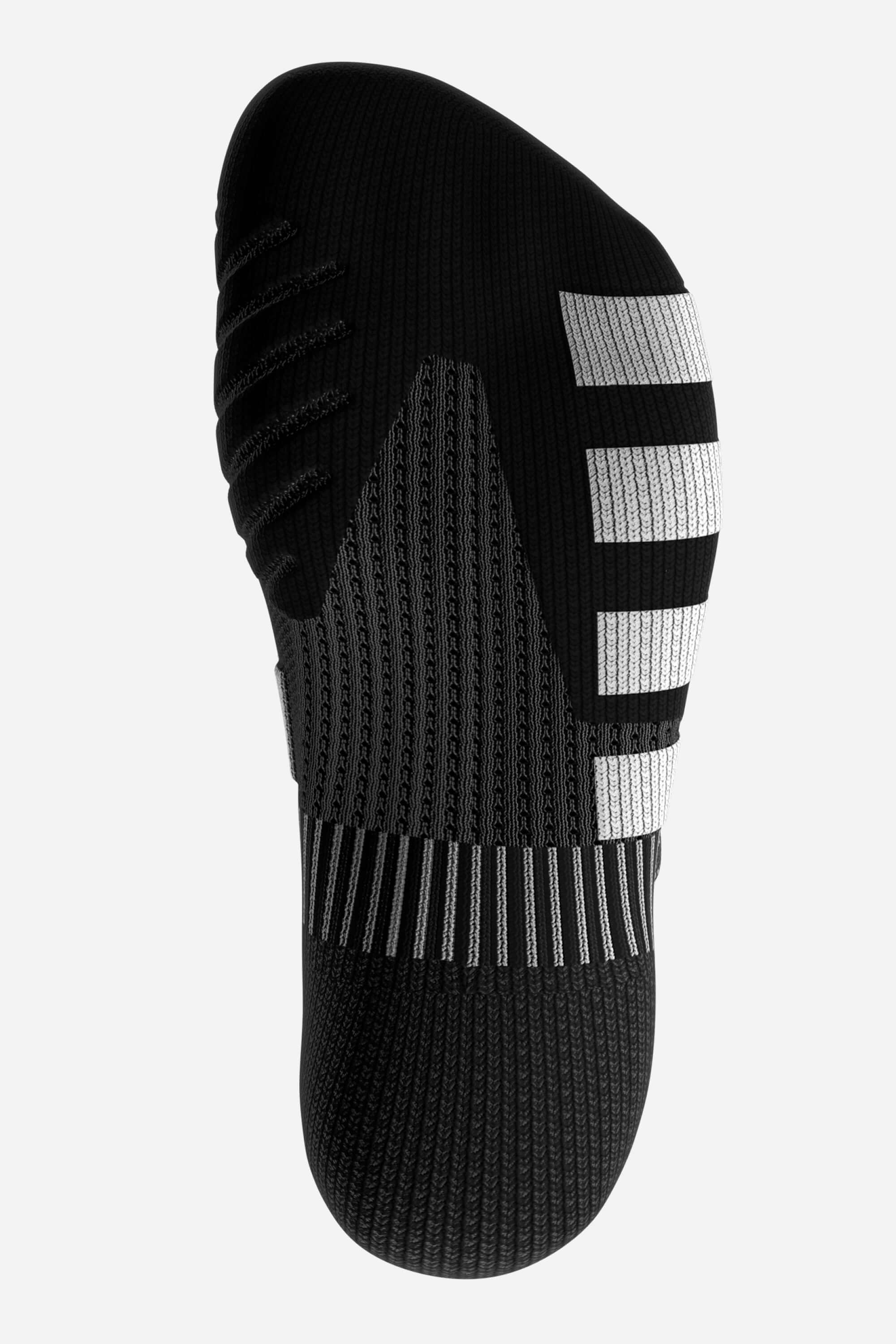 white hockey skate socks with lightweight foot sole construction
