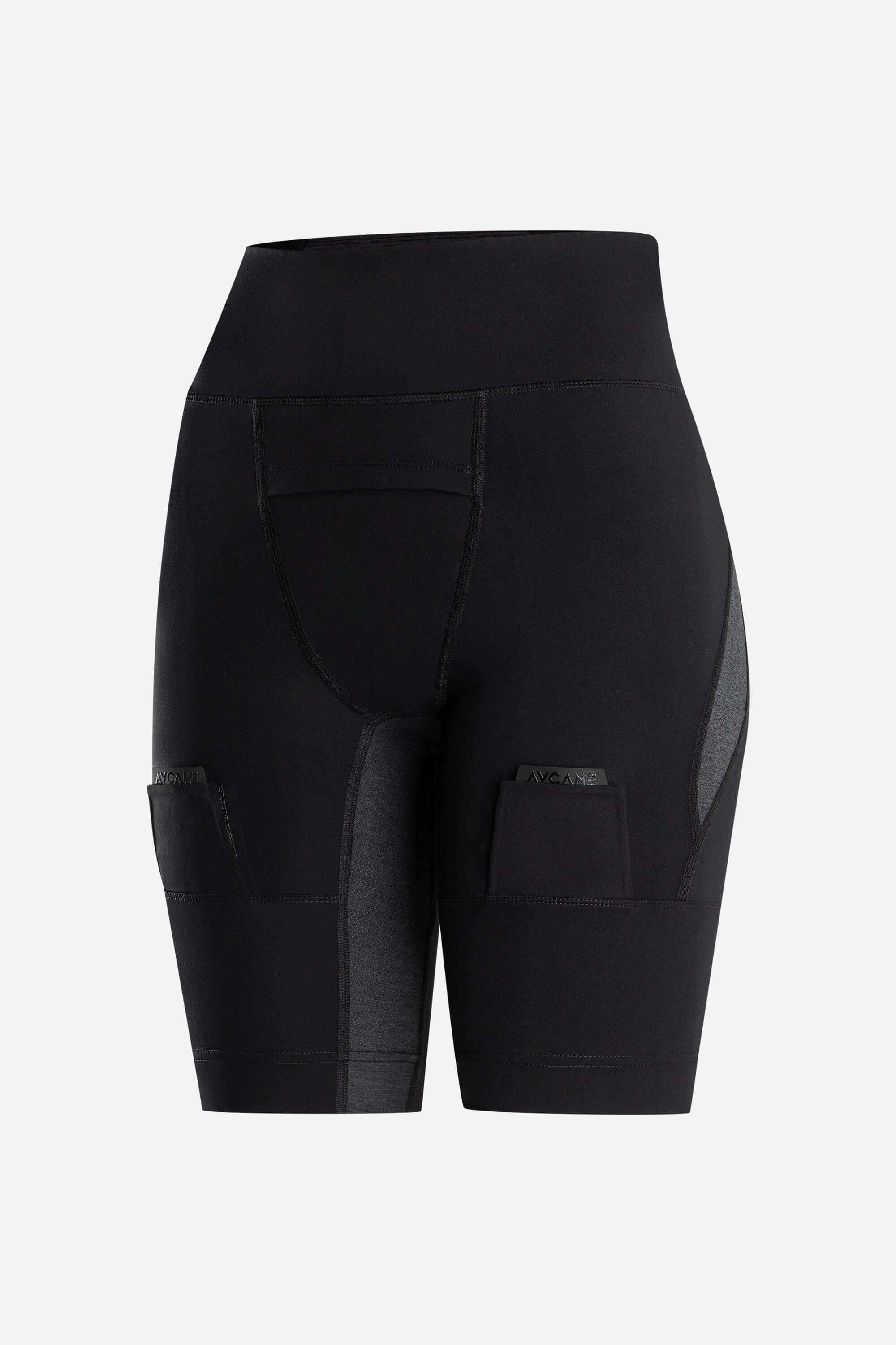 Women hockey base layer lock shorts in black