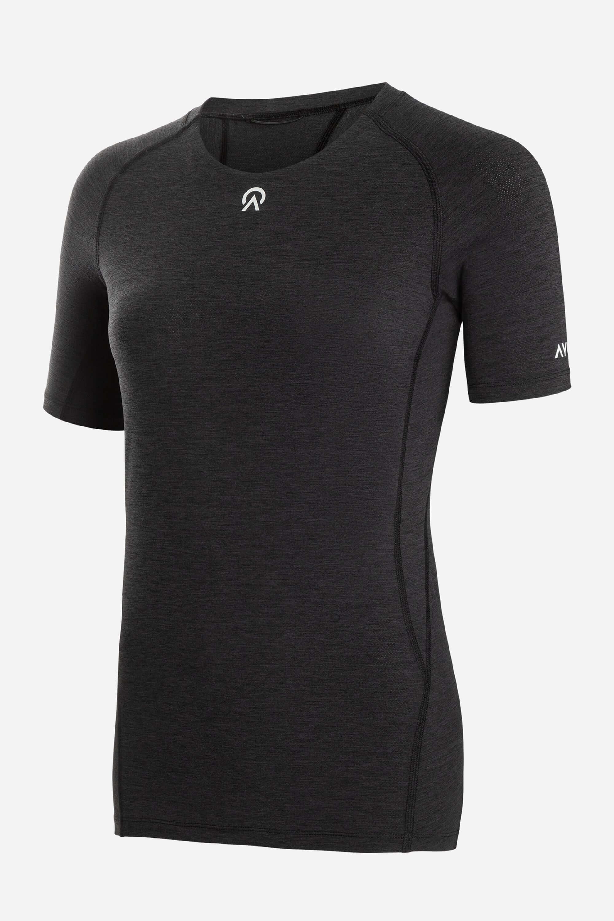 Women AYCANE hockey base layer short sleeve in black