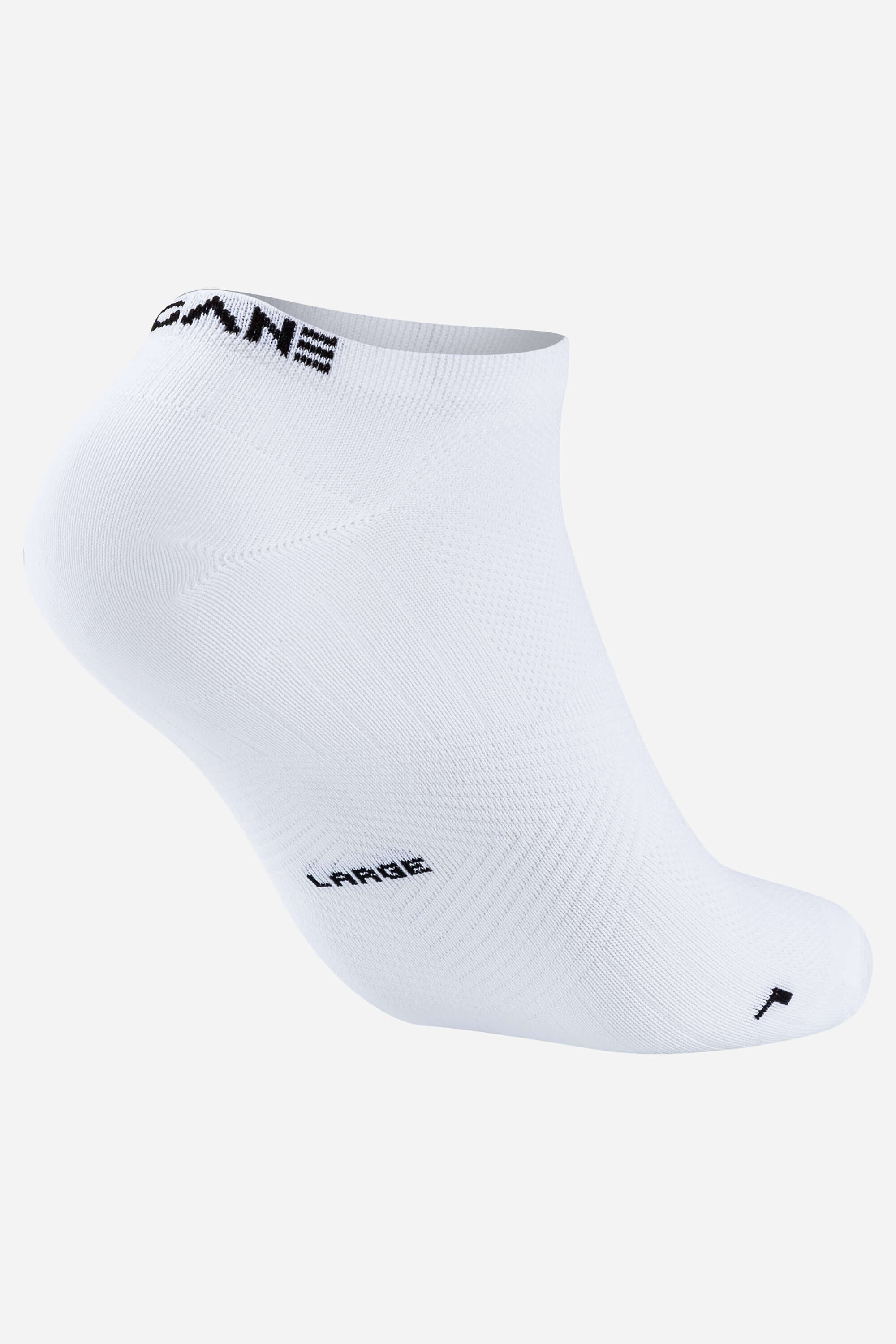 White sneaker low cut socks