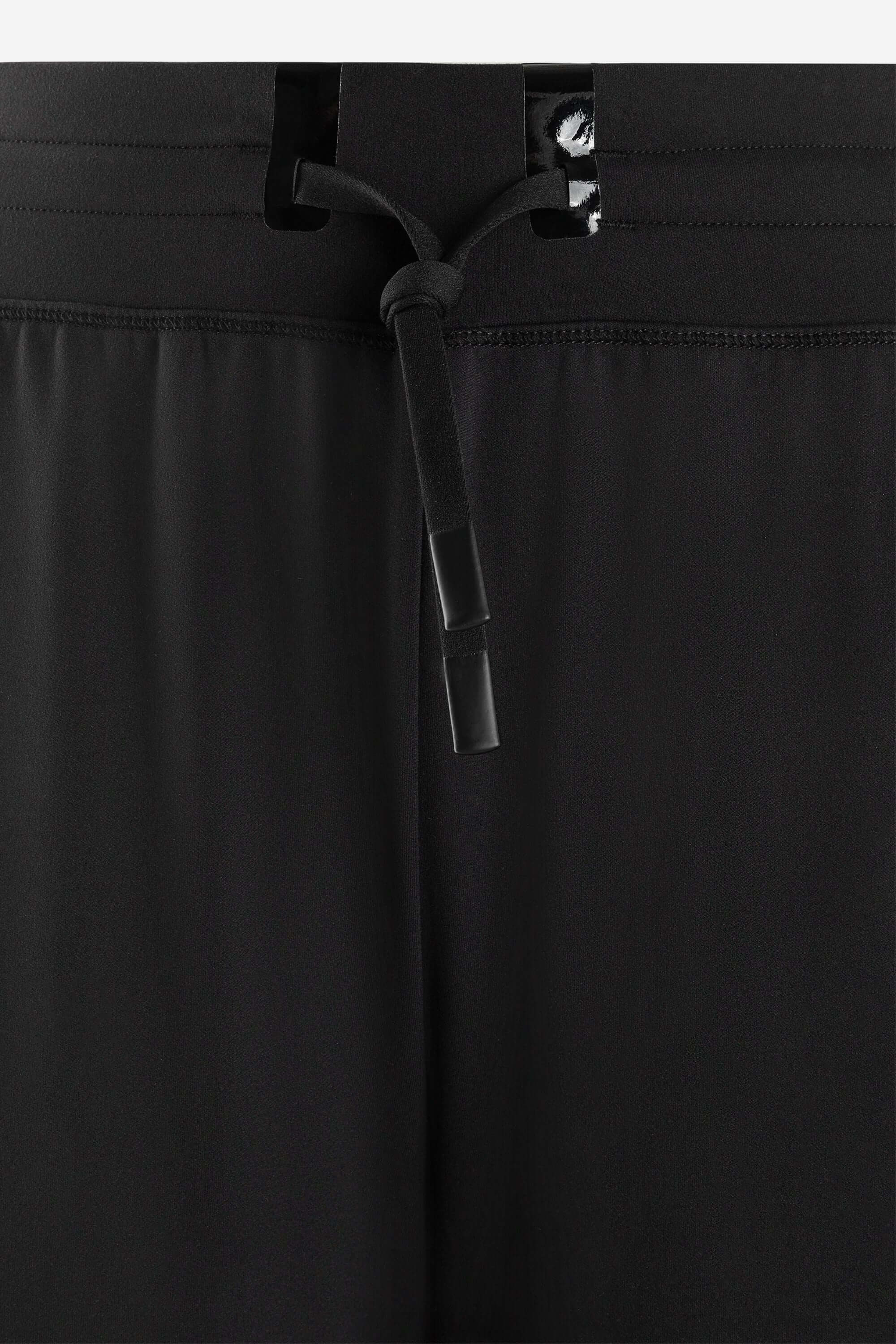 Women workout joggers waistband with cord string