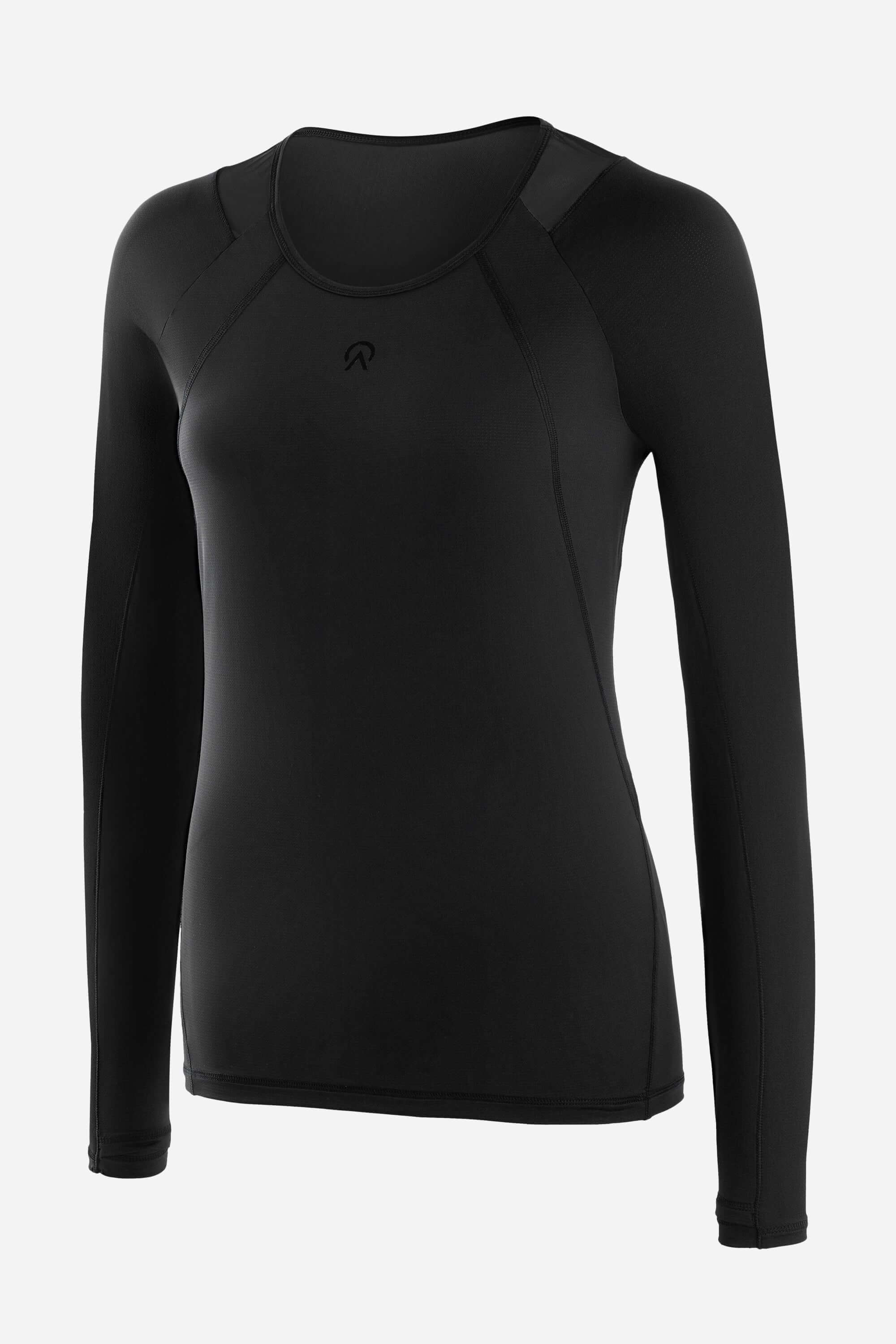 Women black long sleeve t-shirt