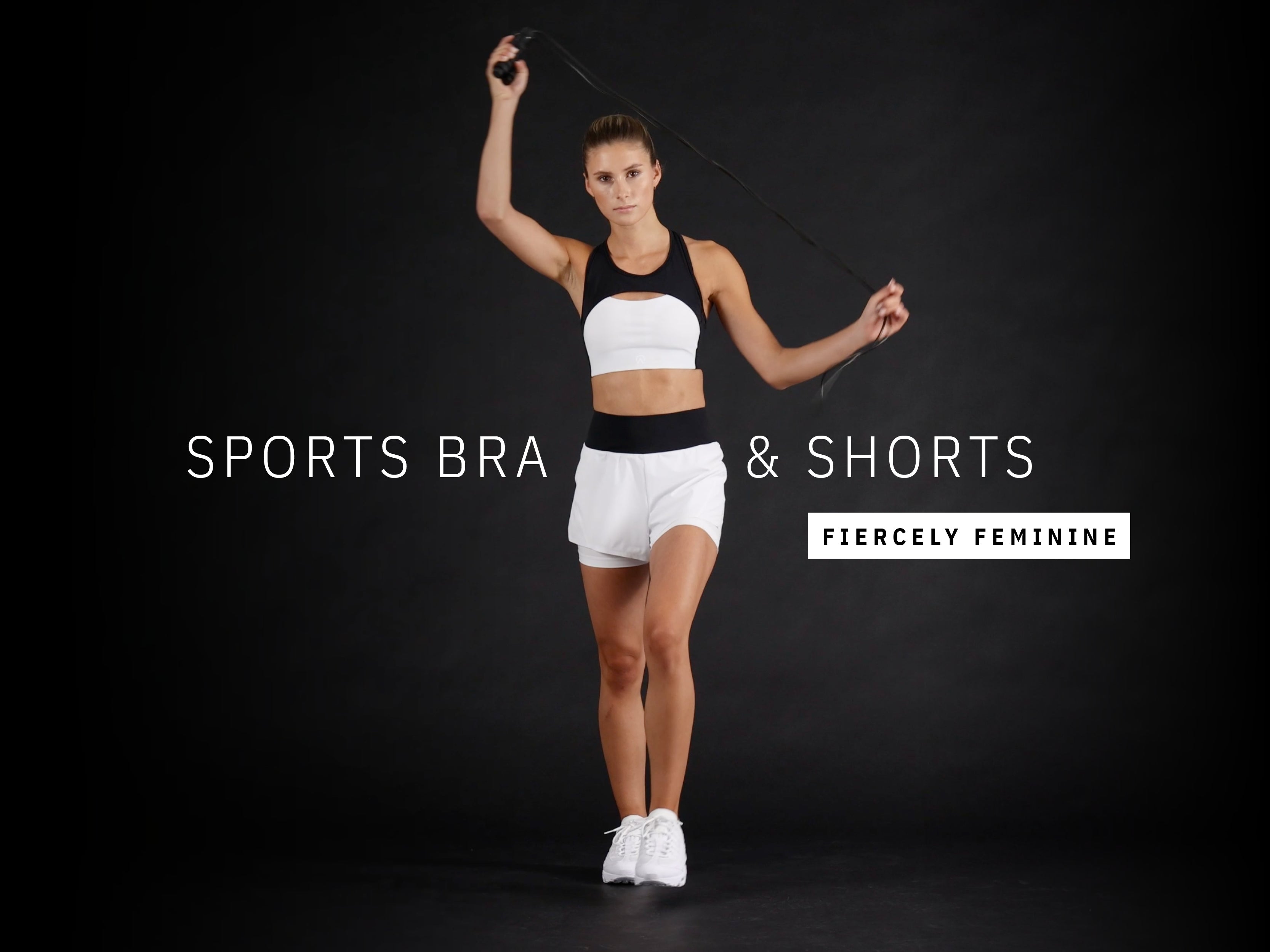 Fiercely feminine: Auzora Sports Bra & Tiina Shorts
