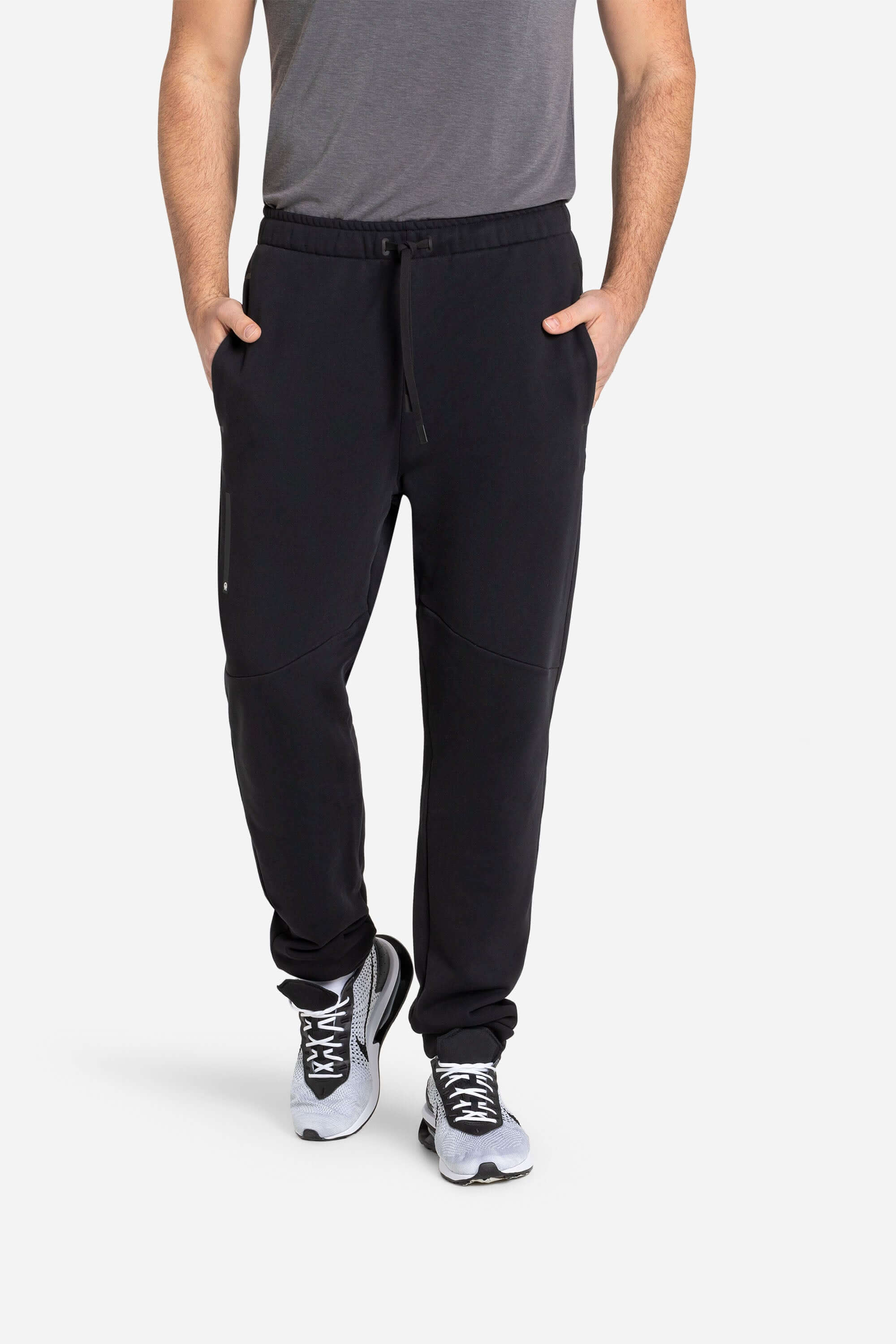 Men in black joggers for training or leisure from AYCANE