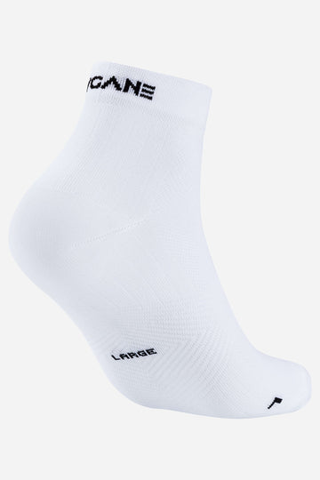 White training socks with AYCANE logo